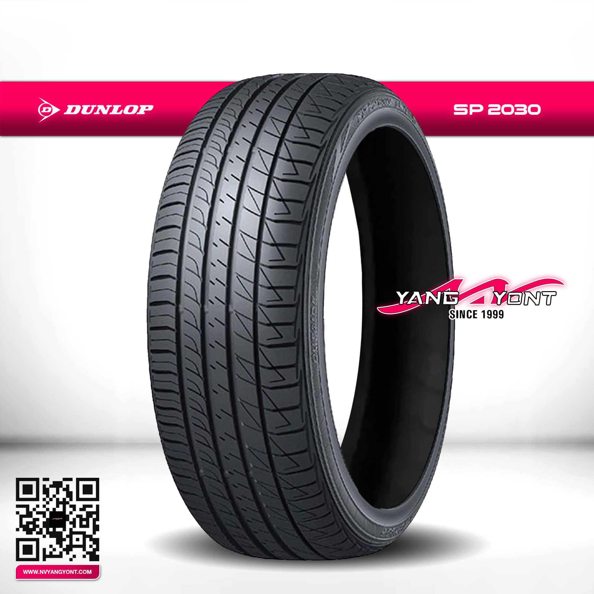 (โปรโมชั่นซื้อ 3แถม1 ฟรี) 185/60R15 SP 2030